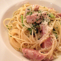 ソーセージとブロッコリーのペペロンチーノ