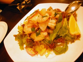 海老とタコのマリネ