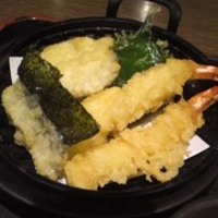 天ぷらうどんとネギトロ丼セット