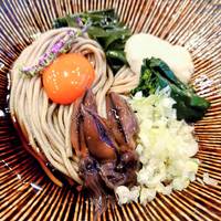 旬のホタルイカそば