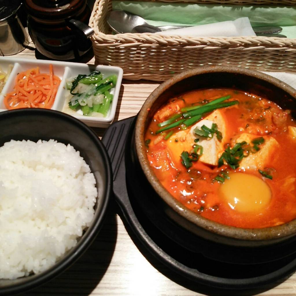 殻付きあさりスンドゥブ