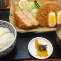 メンチかつ定食