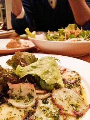 タコの大葉ペースト和え