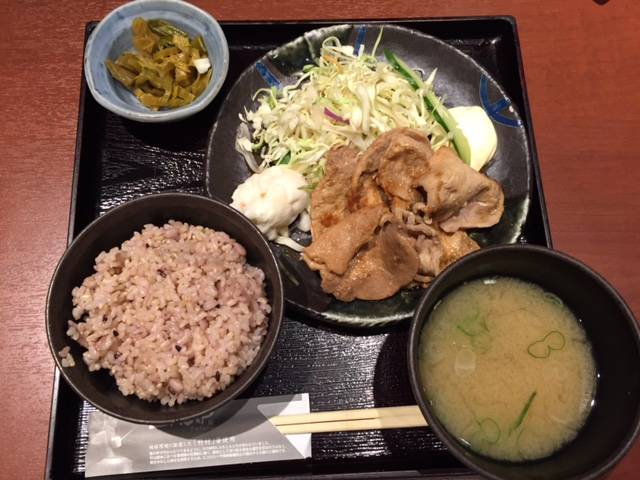 豚しょうが焼定食