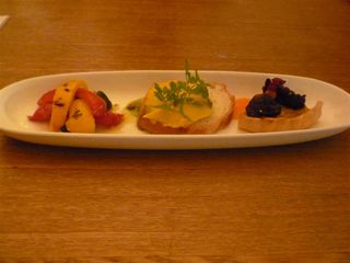 ３種のタパス盛り合わせ