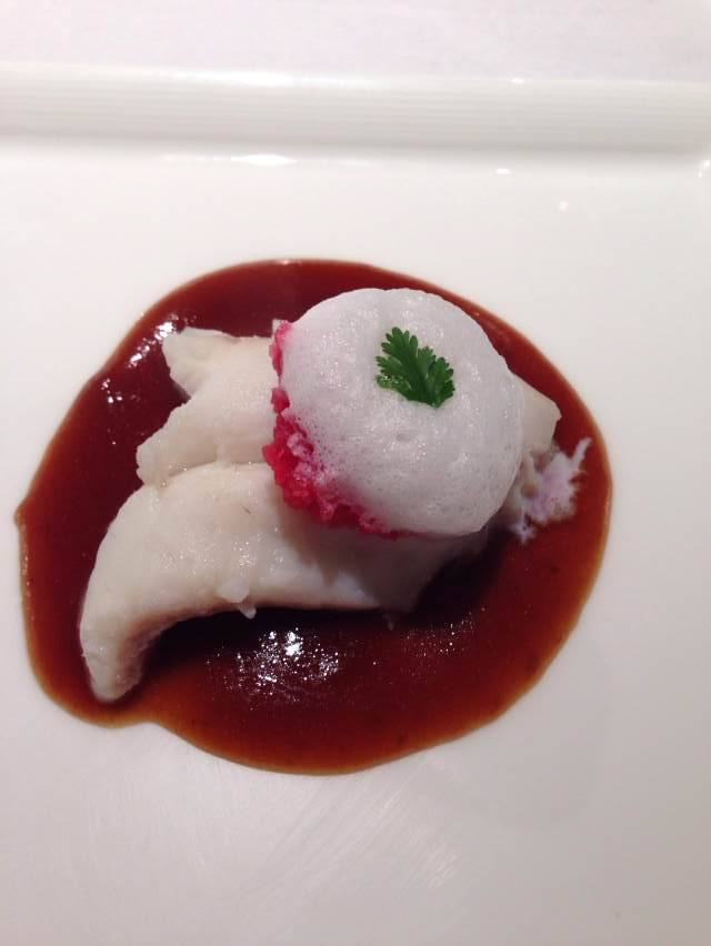 ヒラメの紹興酒蒸し