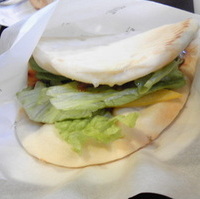 ベジピッツァ　ビーフストロガノフ