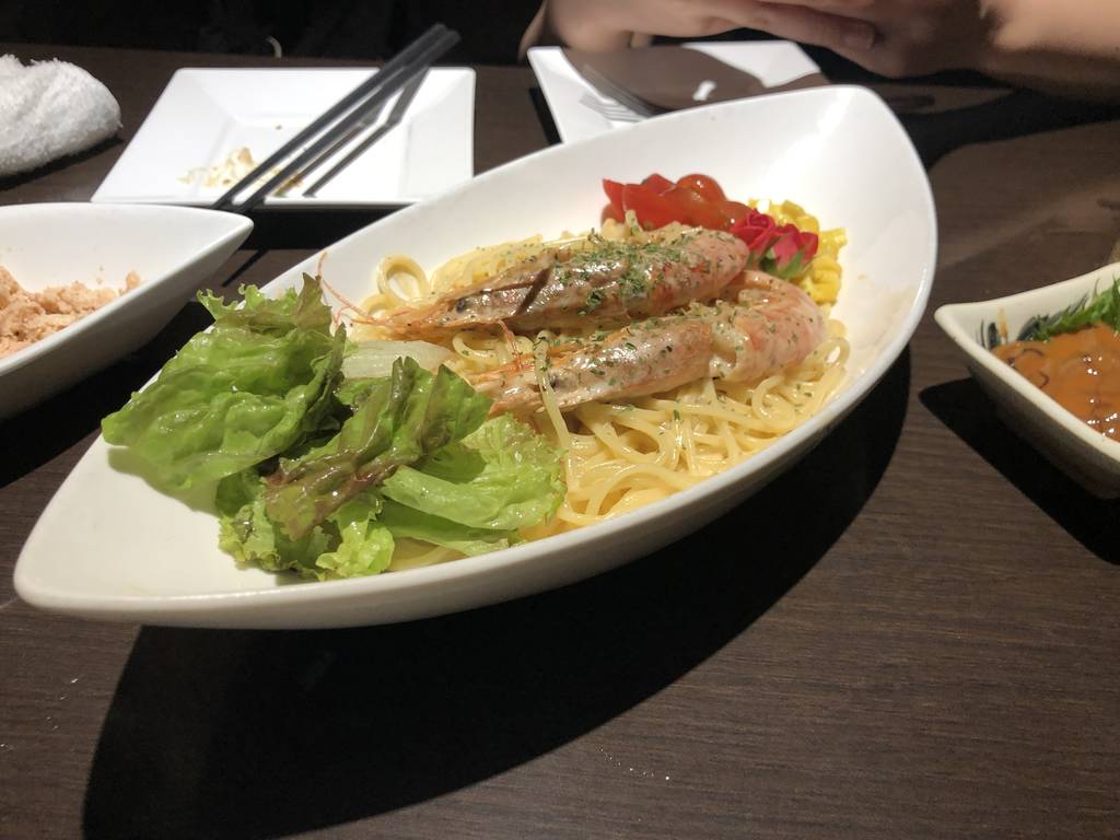 大海老のクリームパスタ