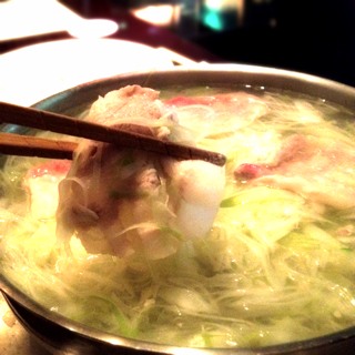 黒豚しゃぶしゃぶ　蕎麦つゆ仕立