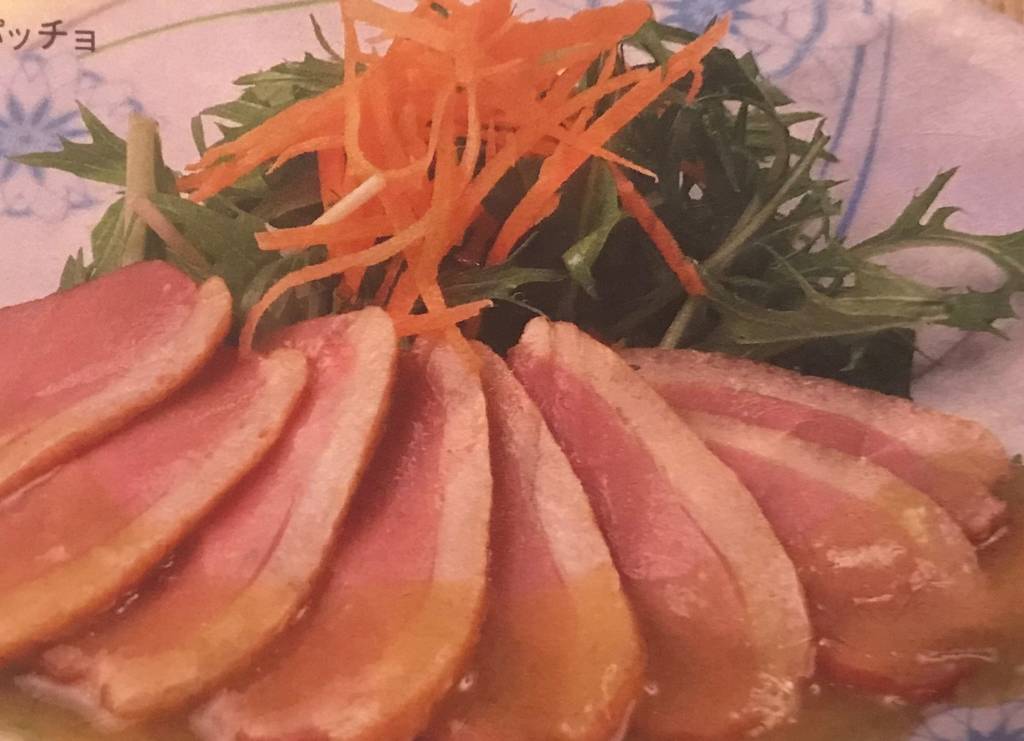 合鴨カルパッチョ