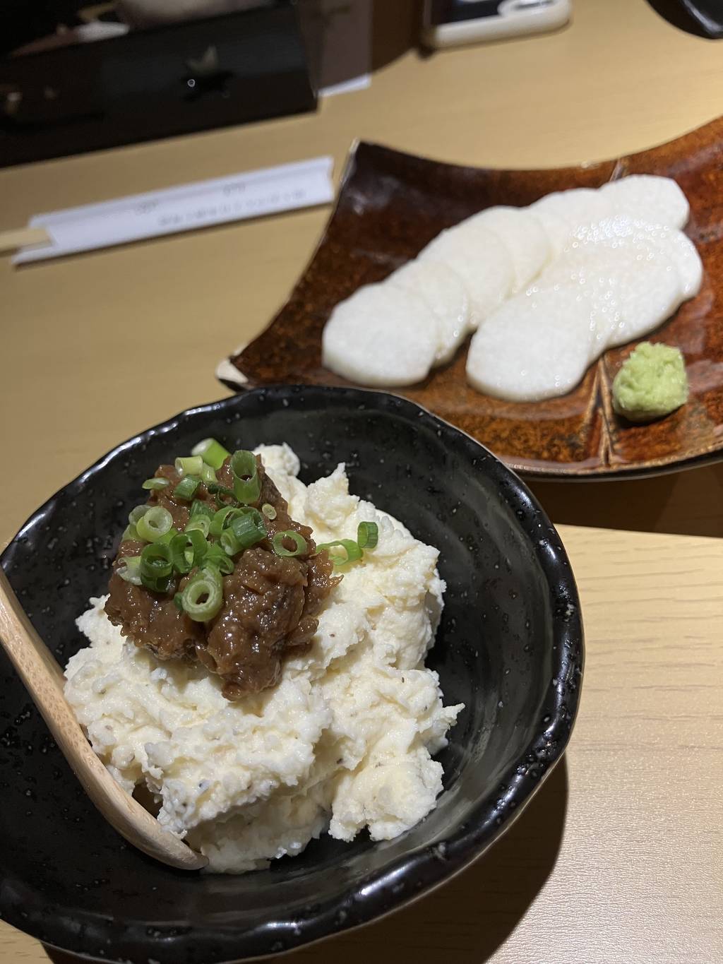 馬すじ肉味噌のポテトサラダ