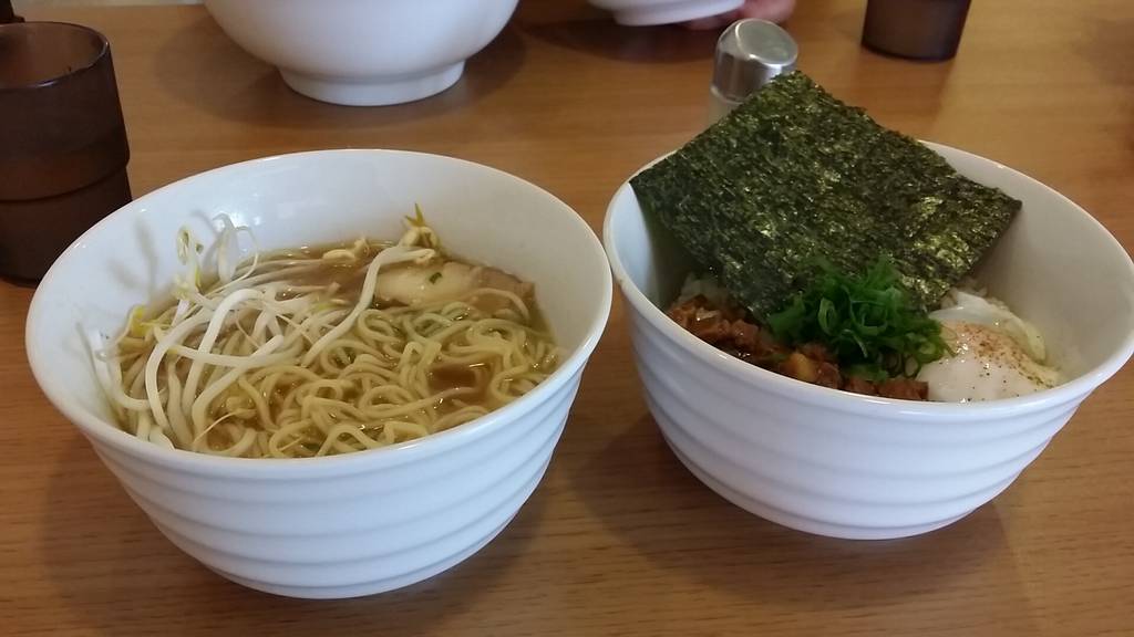 中華そば＆ミニチャーシュー丼