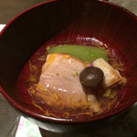 冬瓜と厚切り豚のあっさりスープ煮