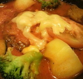 トマトシチューハンバーグ