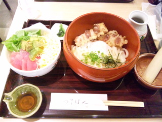 アボカドまぐろ丼セット