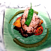 黒豚もも　塩麹焼き御膳