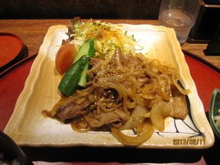 豚肉の生姜焼き膳