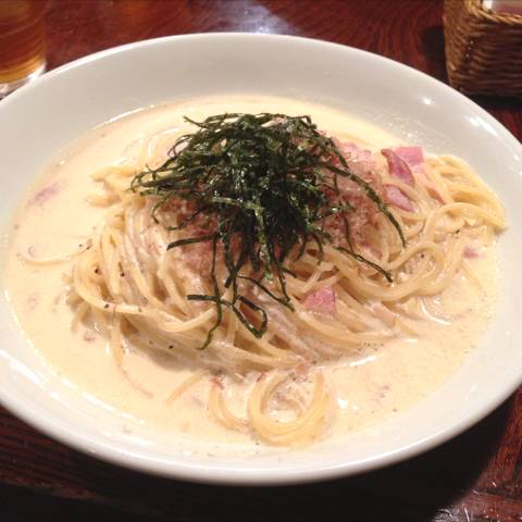 和風カルボナーラ