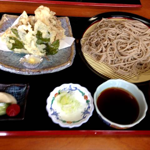 舞茸天もりそば