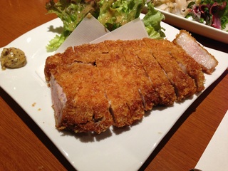 ひこま豚の塩ロースとんかつ