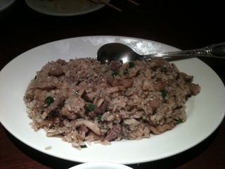 牛肉と木の子のガーリックライス