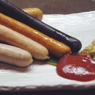 ソーセージの盛り合わせ