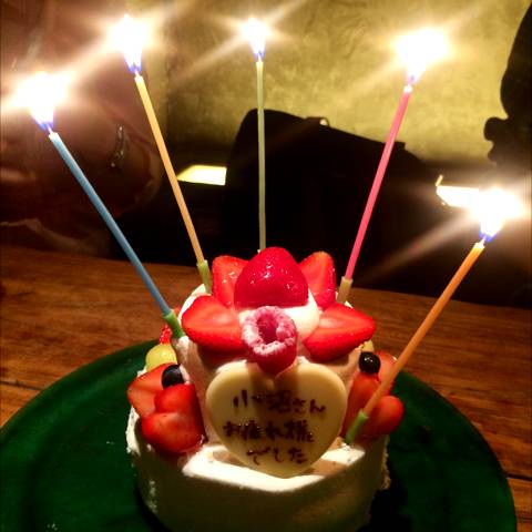 ☆送別会にお店からサプライズプレゼント☆