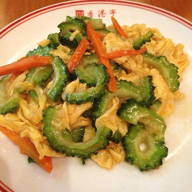 卵とゴーヤ炒め