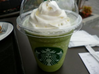 抹茶クリームフラペチーノ
