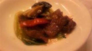 旬の野菜と牛肉の炒め