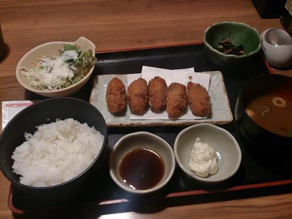 カキフライ定食