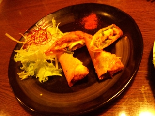 豚キムチーズ春巻き