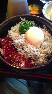 シラス鮪丼セット