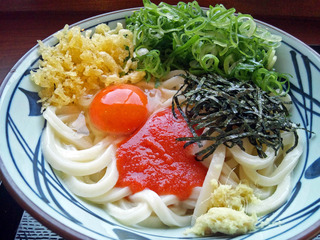 明太釜玉うどん