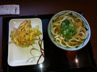 かき揚げうどん