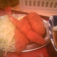 ミックスフライ定食