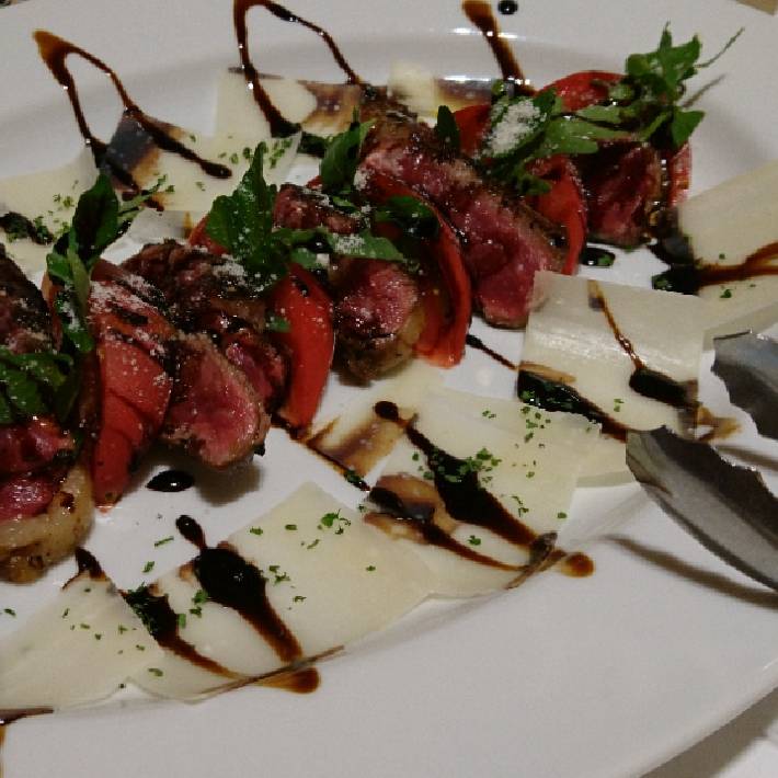 牛肉のタリアータ