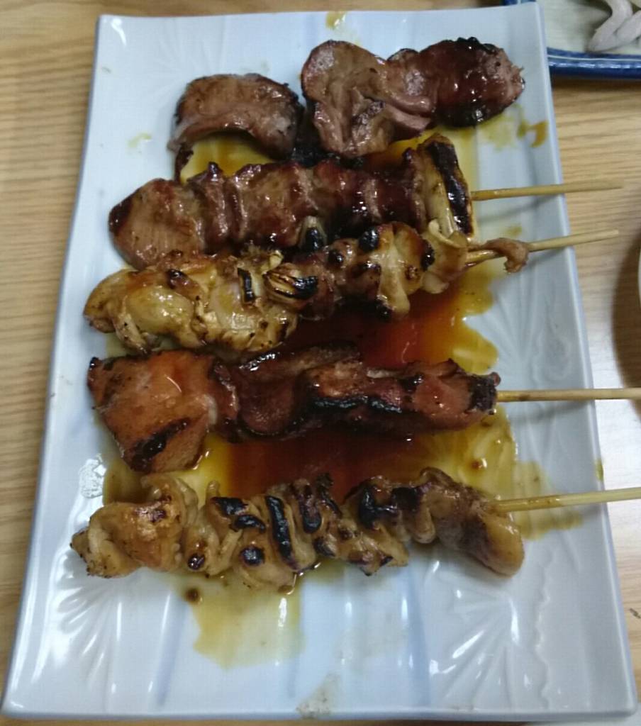 もつ焼き盛り合わせ