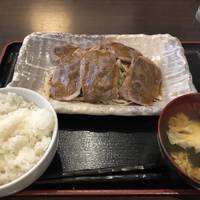 ラム肉のジンギスカン定食