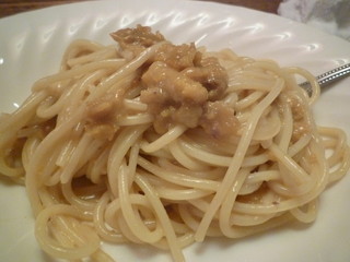 うにのパスタ