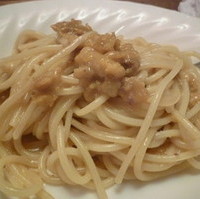 うにのパスタ