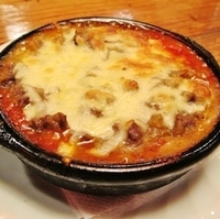 マッシュポテトとラグーのチーズ焼き