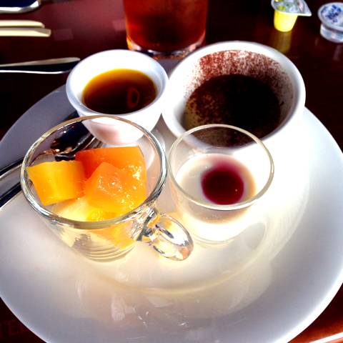 ビュッフェのデザート