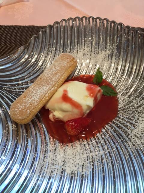 ホワイトチョコのパンナコッタ