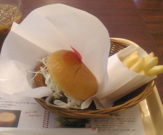 海老カツバーガー