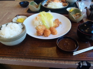 チーズチキン定食