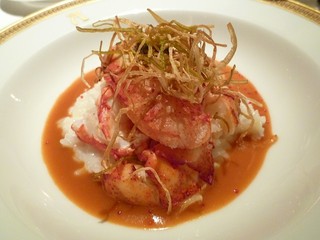 ブルターニュ産オマール海老のポシェー