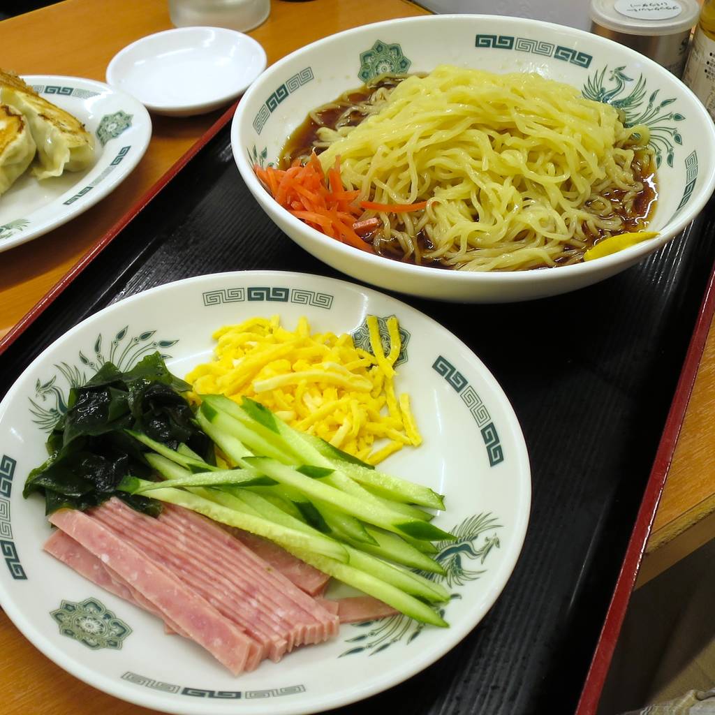 黒酢しょうゆ冷し麺