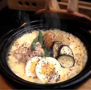 若鶏といろいろ野菜のチーズフォンデュ風ドリア