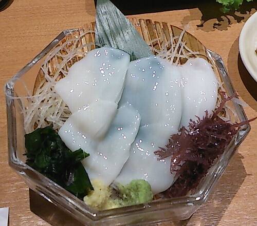 やりいか姿刺身